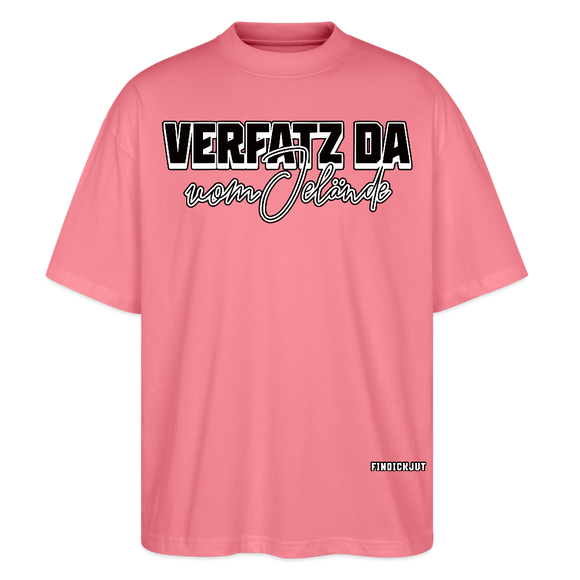 VERFATZ DA VOM JELÄNDE-Oversized Unisex Bio T-Shirt - Pink 