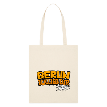 BERLIN ICK LIEB DIR - Bio-Stoffbeutel - Naturweiß