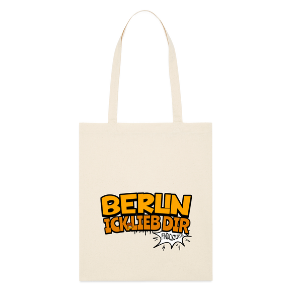 BERLIN ICK LIEB DIR - Bio-Stoffbeutel - Naturweiß