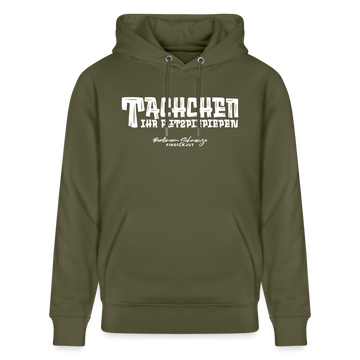 Berliner Begrüssung-TACHCHEN IHR FLITZPIEPEN- Bio-Hoodie - Khaki Grün