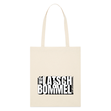 WIE LATSCH UND BOMMEL - Bio-Stoffbeutel - Naturweiß