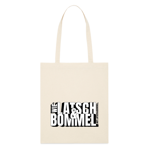 WIE LATSCH UND BOMMEL - Bio-Stoffbeutel - Naturweiß