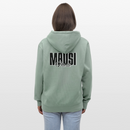 MAUSI UND MOTTE-Unisex Bio-Kapuzenjacke - Helles Graugrün