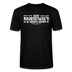 Berliner Spruch-Berliner Lob-Brustprint-NICH ANJESCHISSN is jenuch jelobt-Unisex T-Shirt - Schwarz mit weissem Print