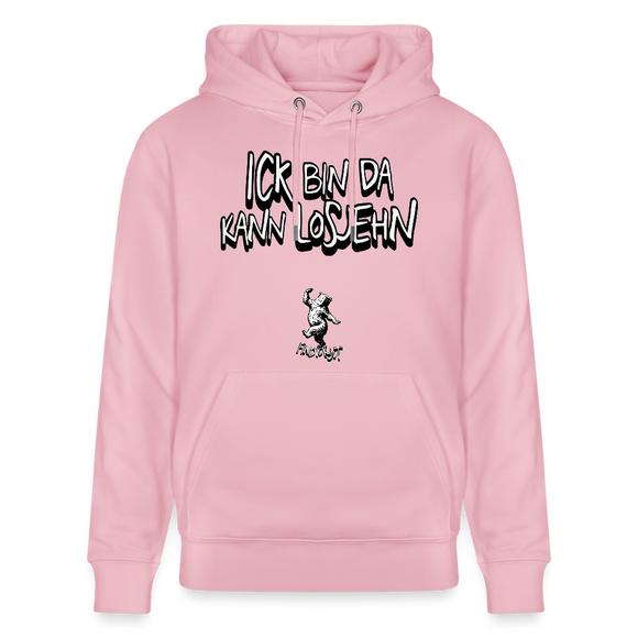ICK BIN DA-Unisex Bio-Hoodie - Hellrosa