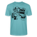 MACH HINNE Berlin T-Shirt – Unisex T-Shirt mit Skyline - Pastelltürkis