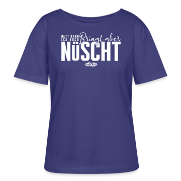 NETT KANN ICK OOCH-Rundhals Frauen Bio-T-Shirt dunkel - Dämmerung