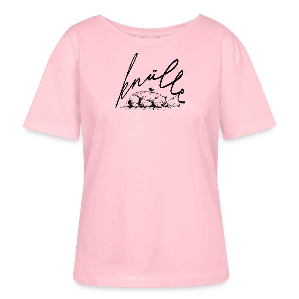 KNÜLLE-Rundhals Frauen Bio-T-Shirt - Hellrosa