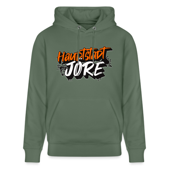 HAUPTSTADTJÖRE-Unisex Bio-Hoodie - Tanngrün
