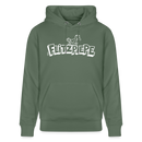 Unisex Bio-Hoodie mit dem Original Berliner Spruch - Flitzpiepe - Tanngrün