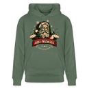 JIBT NÜSCHT - Unisex Bio-Hoodie - Tanngrün