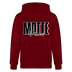 MOTTE UND MAUSI-Unisex Bio-Kapuzenjacke - Burgunderrot