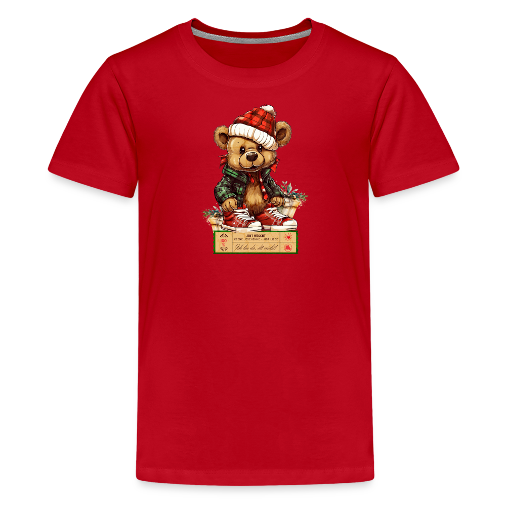 KEENE JESCHENKE - Teenager Premium T-Shirt - Rot