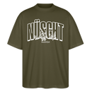 NÜSCHT MUSS ICK 2025-Oversized Unisex Bio T-Shirt - Khaki