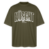 NÜSCHT MUSS ICK 2025-Oversized Unisex Bio T-Shirt - Khaki