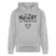 ICK BIN NÜSCHT FÜR SCHWACHE NERVEN-Unisex Bio-Hoodie - Grau meliert