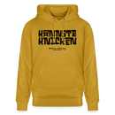 Berliner Schnauze - KANNSTE KNICKEN-Unisex Bio-Hoodie - Ocker