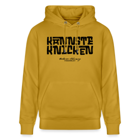 Berliner Schnauze - KANNSTE KNICKEN-Unisex Bio-Hoodie - Ocker