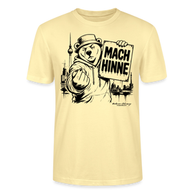 MACH HINNE Berlin T-Shirt – Unisex T-Shirt mit Skyline - Creme
