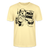 MACH HINNE Berlin T-Shirt – Unisex T-Shirt mit Skyline - Creme