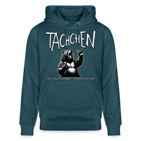 TACHCHEN BERLIN-Unisex Bio-Hoodie - Dunkles Petrol