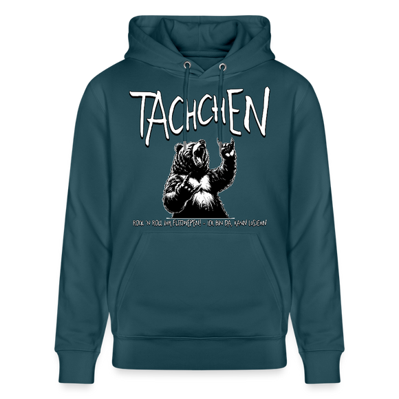 TACHCHEN BERLIN-Unisex Bio-Hoodie - Dunkles Petrol