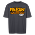 BERLIN ICK LIEB DIR - Unisex Oversize Bio-T-Shirt - Indigoblau
