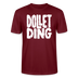 Berlin Shirt-DOLLET DING-Unisex T-Shirt - Burgunderrot