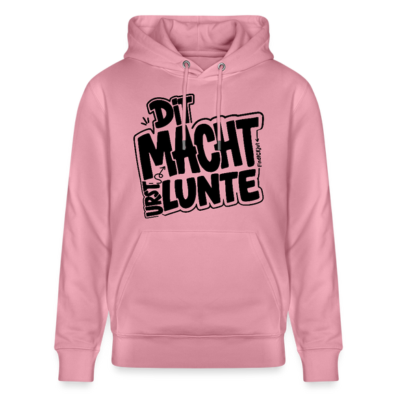 DIT MACHT URST LUNTE-Unisex Bio-Hoodie mit Berliner Schnauze - Lila Traum
