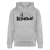 BLÜMERANT-Unisex Bio-Hoodie mit echt Berliner Schnauze - Grau meliert