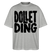 Berlin Shirt-DOLLET DING-Oversized Unisex Bio T-Shirt - Grau meliert