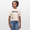 ALLET JUT-Frauen Boxy Bio-T-Shirt - Weißgrau