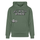 JEH MIR NICH UFFN KEKS-Unisex Bio-Hoodie II - Tanngrün
