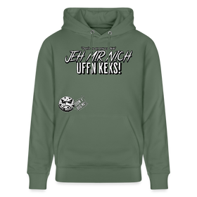 JEH MIR NICH UFFN KEKS-Unisex Bio-Hoodie II - Tanngrün