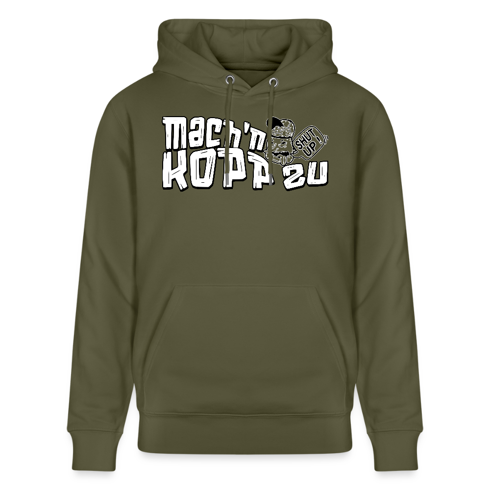 MACH'N KOPP ZU-Unisex Bio-Hoodie II - Khaki Grün