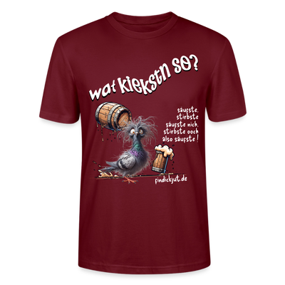 KIEKSTN SO?-Unisex T-Shirt II - Burgunderrot
