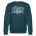 NÜSCHT 2025-Unisex Bio-Sweatshirt mit Berliner Schnauze - Dunkles Petrol