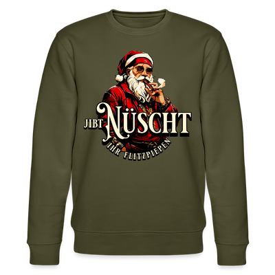 JIBT NÜSCHT IHR FLITZPIEPEN-Unisex Bio-Sweatshirt II - Khaki