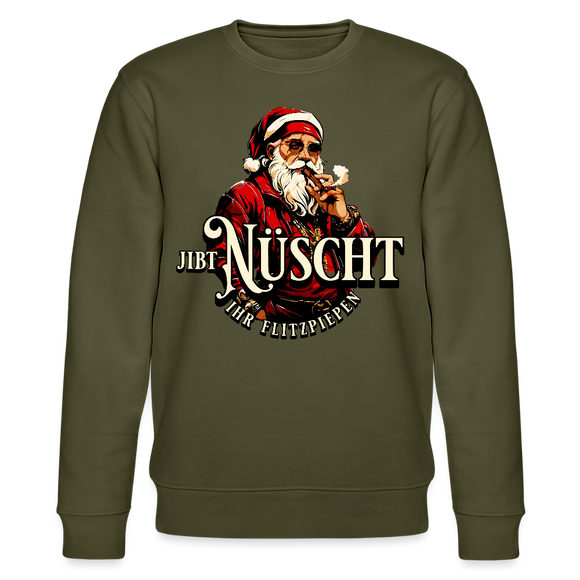 JIBT NÜSCHT IHR FLITZPIEPEN-Unisex Bio-Sweatshirt II - Khaki