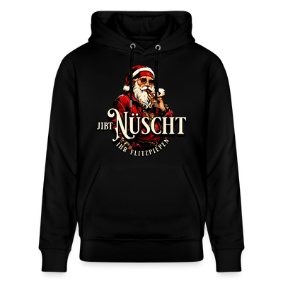 JIBT NÜSCHT IHR FLITZPIEPEN-Unisex Bio-Hoodie II - Schwarz