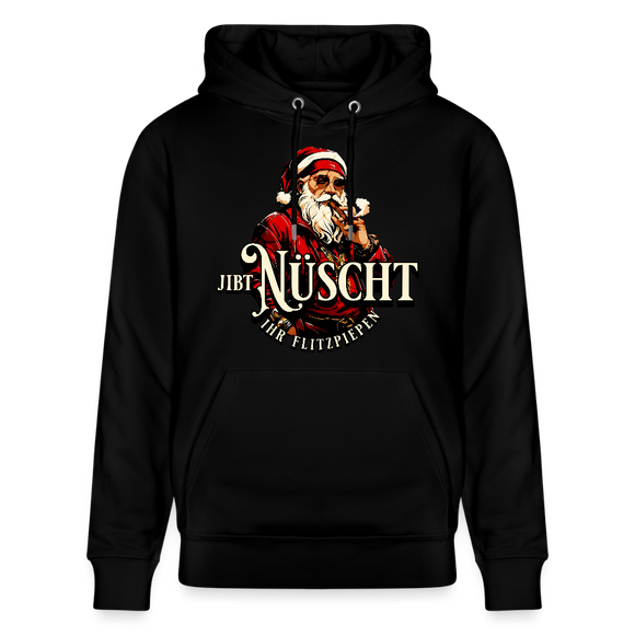 JIBT NÜSCHT IHR FLITZPIEPEN-Unisex Bio-Hoodie II - Schwarz
