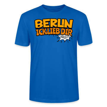 BERLIN ICK LIEB DIR - Unisex BIO T-Shirt - Pfauenblau