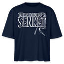 JEH MIR NICH UFFN SENKEL-Frauen Boxy Bio-T-Shirt - Navy