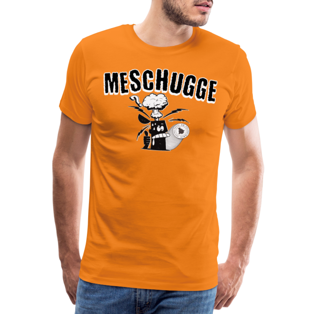 MESCHUGGE - Männer Premium T-Shirt - Orange