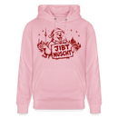 Berlin Weihnachts-Souvenir 2026- JIBT NÜSCHT-Unisex Bio-Hoodie - Hellrosa