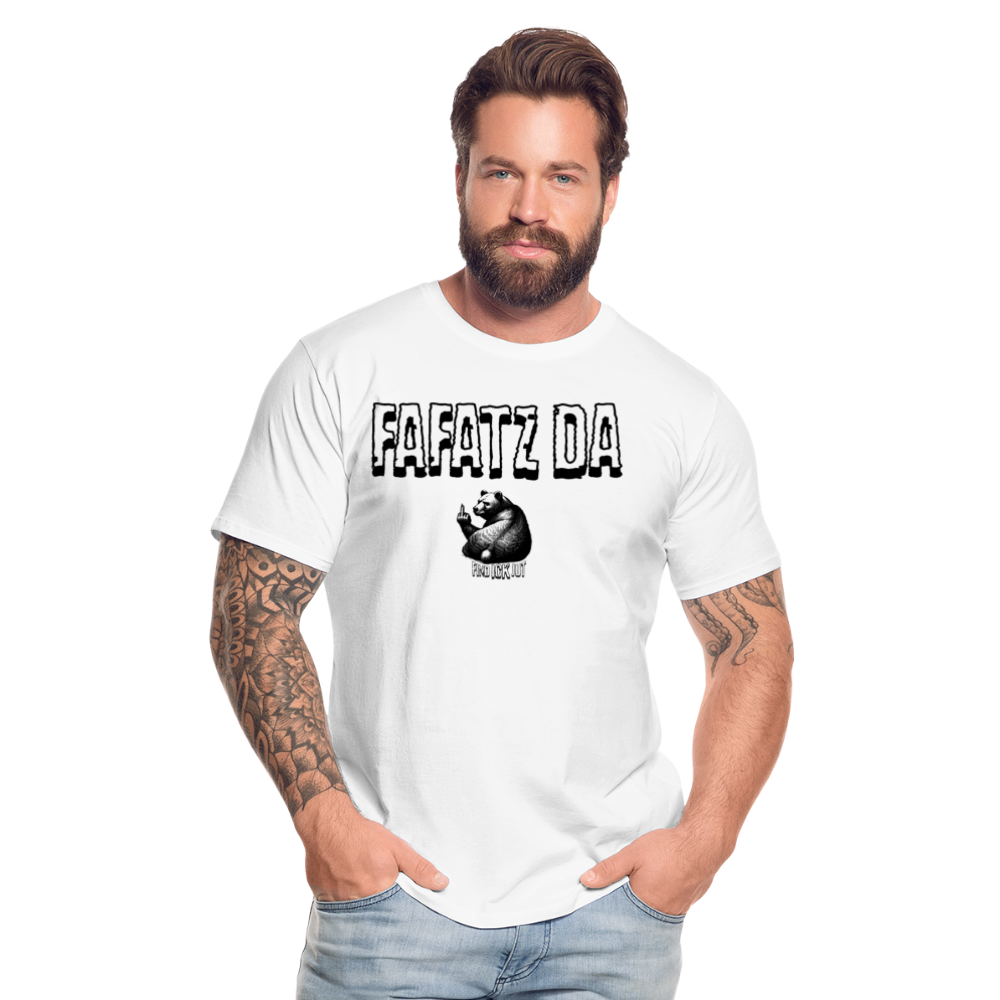 FAFATZ DA-Männer Premium Bio T-Shirt - Weiß