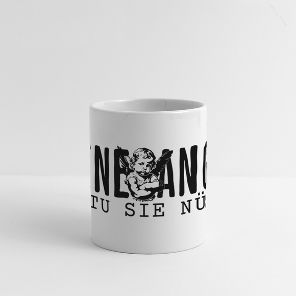 KEENE ANGST ICK TU SIE NÜSCHT - Panoramatasse - Weiß