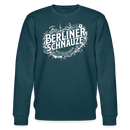 BERLINER SCHNAUZE-Unisex Bio-Sweatshirt II - Dunkles Petrol
