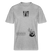 ICK LACH MIR N AST-Relaxed Fit Unisex Bio-T-Shirt - Grau meliert