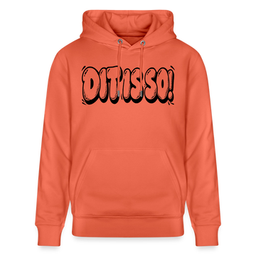 Berlin Hoodie „DIT IS SO!“ – Unisex Bio-Hoodie mit Berliner Schnauze - Hellrot